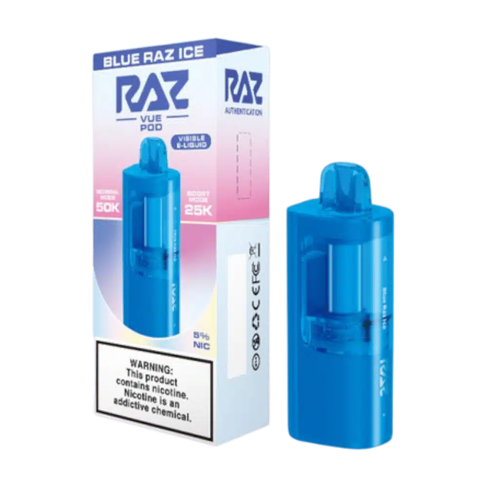 RAZ VUE 50K Refill Pod - Blue Raz Ice product image