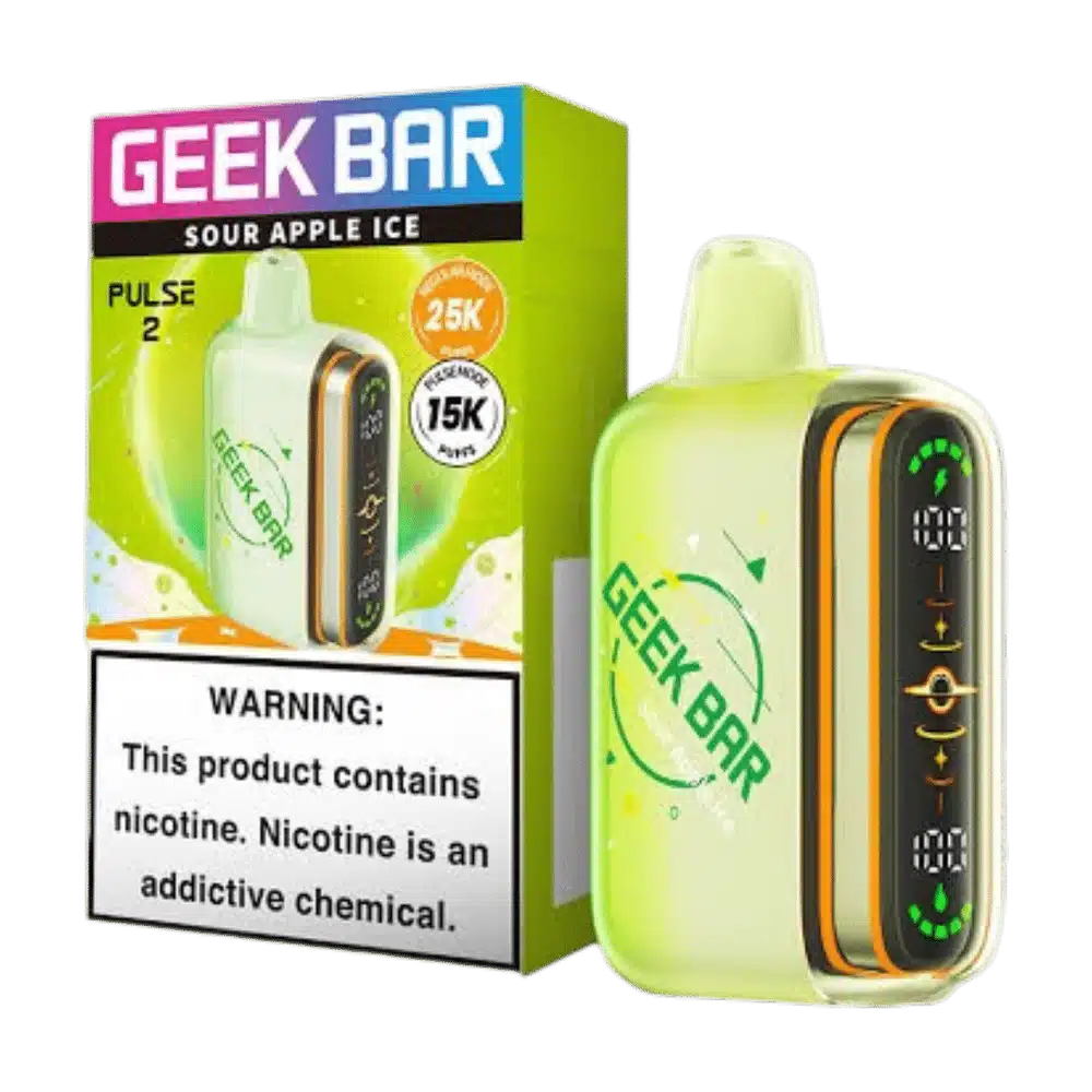 Geek Bar Pulse 2 Disposable Vape - Sour Apple Ice product image