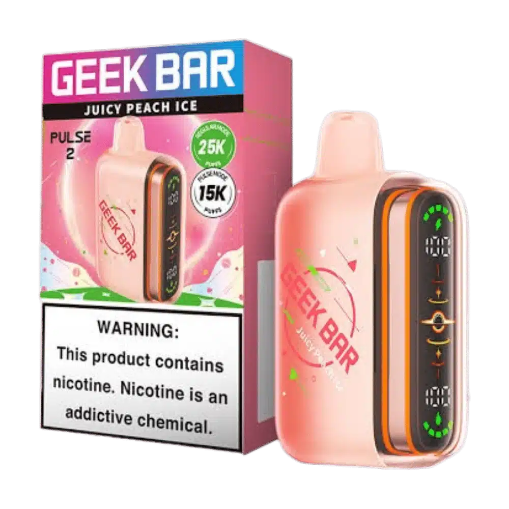 Geek Bar Pulse 2 Disposable Vape - Juicy Peach Ice product image