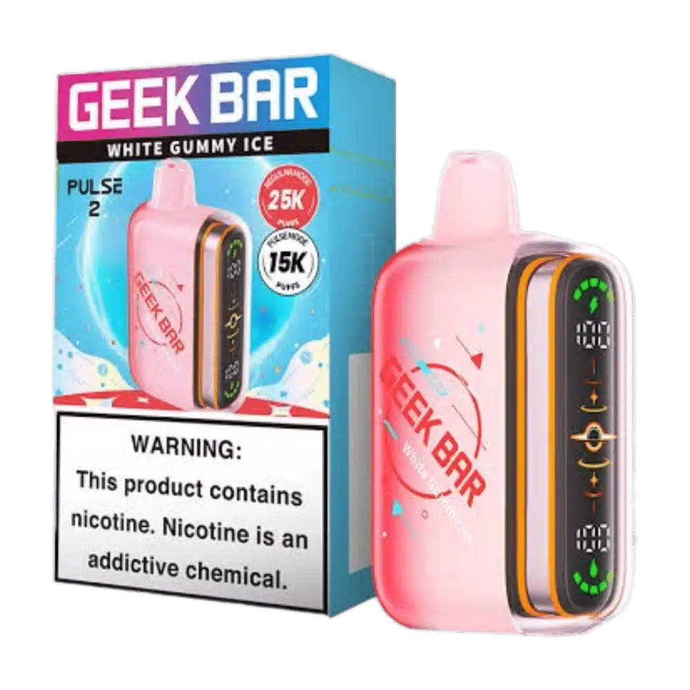 Geek Bar Pulse 2 Disposable Vape - White Gummy Ice product image
